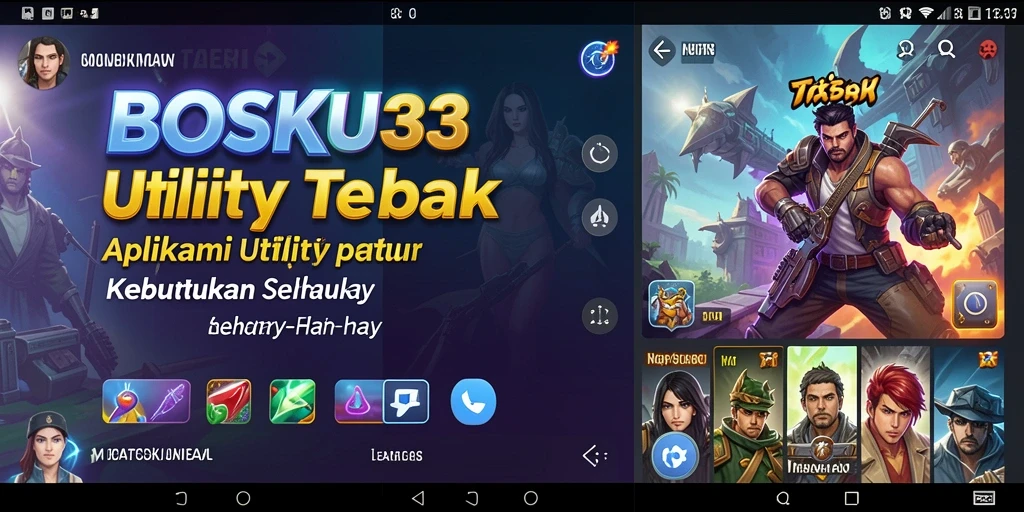 Tampilan antarmuka BOSKU33 yang bersih dan fungsional.