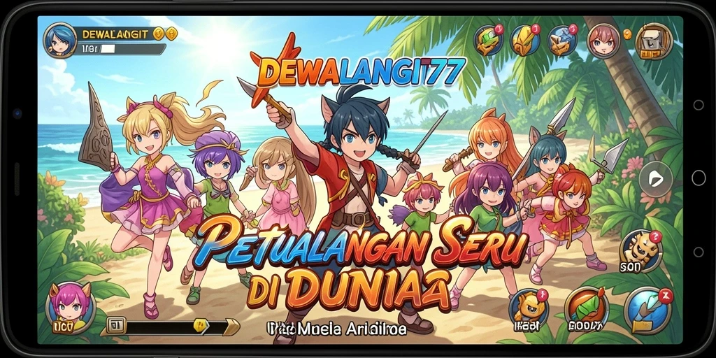 Screenshot DEWALANGIT77 menampilkan petualangan seru dalam dunia Anime.