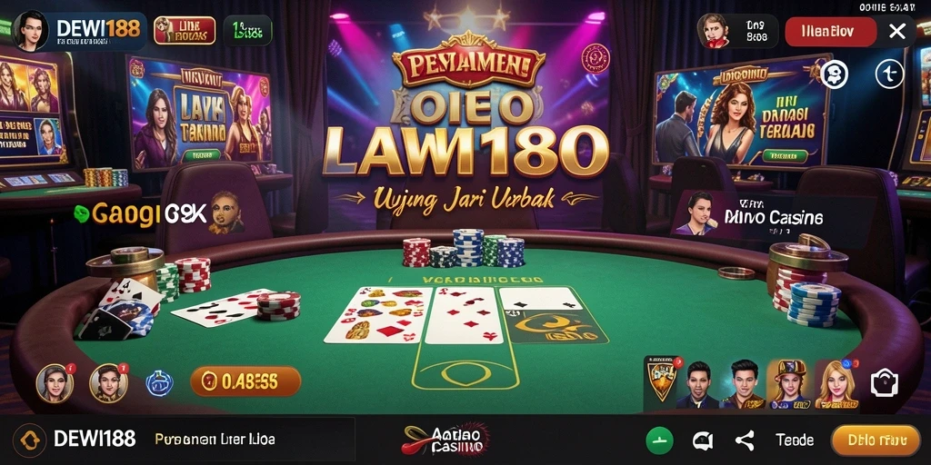 Tampilan menarik dari gameplay Live Casino DEWI188.