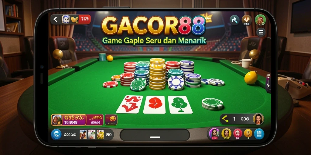 Tampilan gameplay GACOR88 yang mengasyikkan dan interaktif.