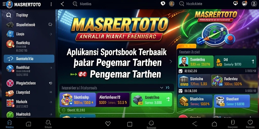 Tampilan antarmuka MASRERTOTO saat memasang taruhan di sportsbook.