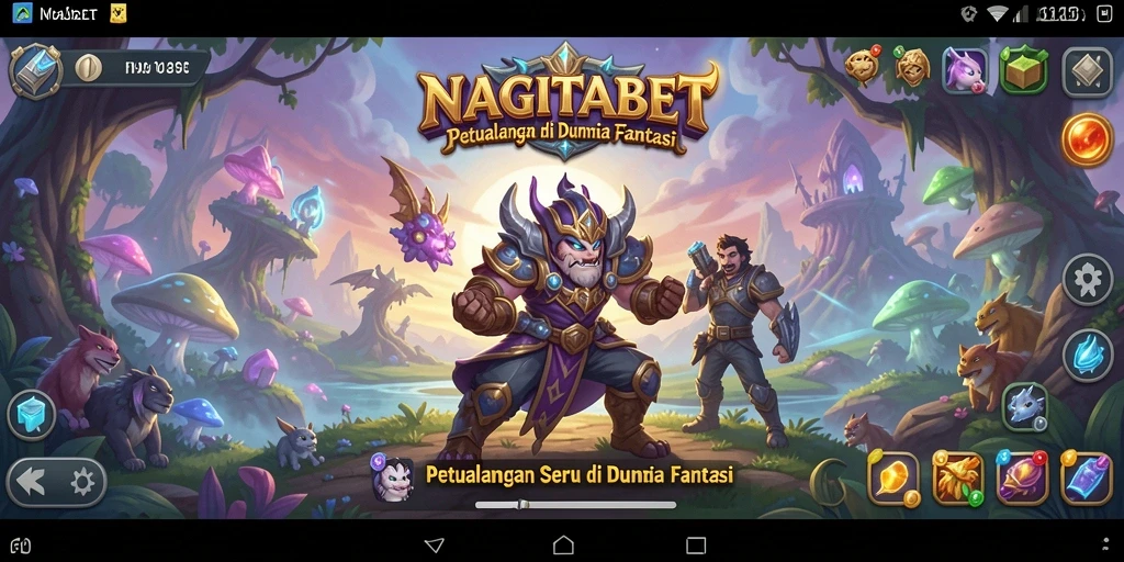 Tampilan gameplay seru di dunia fantasi NAGITABET.