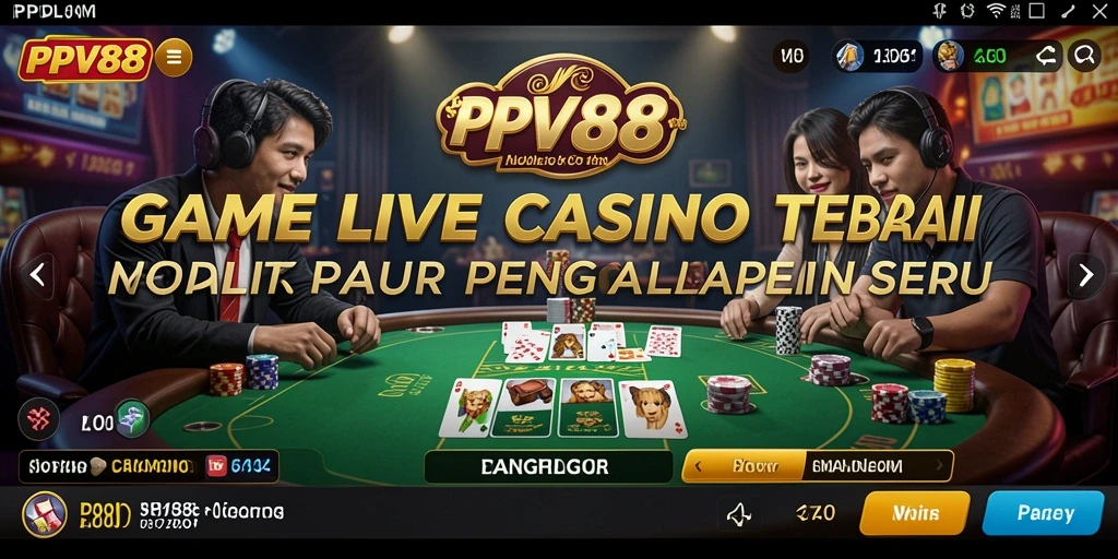 Screenshot gameplay Live Casino yang menarik dan interaktif.