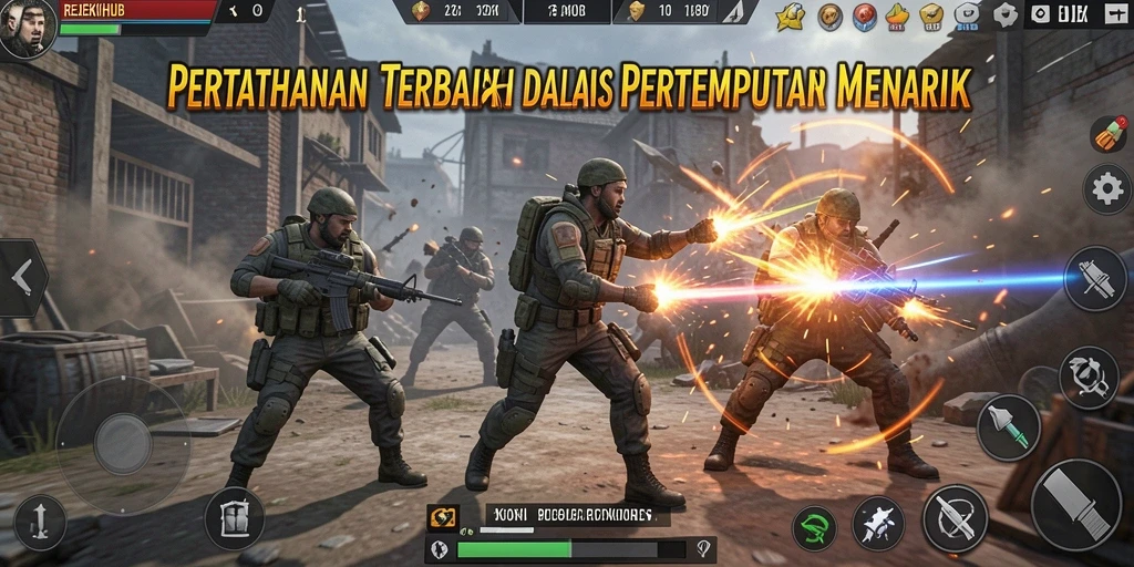 Gameplay menegangkan di REJEKIHUB dengan strategi tower defense.