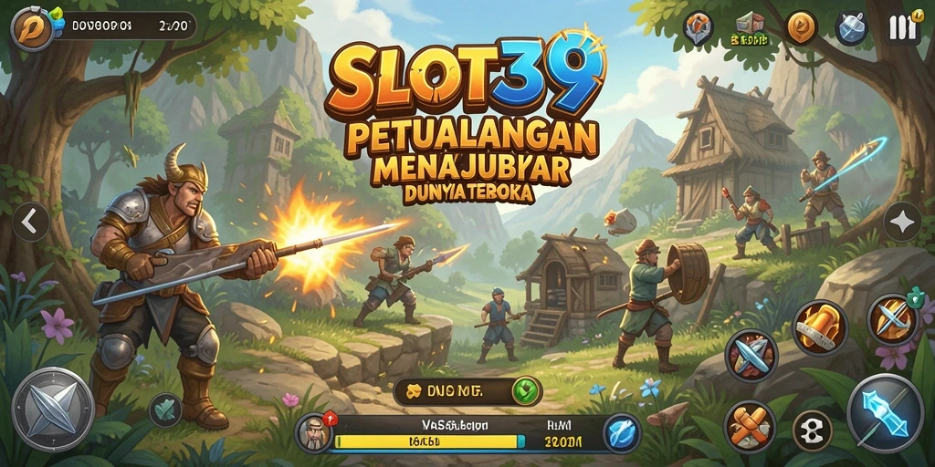 Screenshot menampilkan aksi seru dalam dunia terbuka SLOT39.